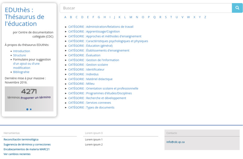 PortalThes: publicación web de tesauros y vocabularios controlados PortalThes: publicación web de tesauros y vocabularios controlados